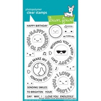 Lawn Fawn Reveal Wheel Circle Sentiments Stamp+Die Bundle
