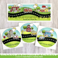 Lawn Fawn Stamps Village Heroes LF2327