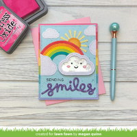 Lawn Fawn Cuts Stitched Rainbow LF2348