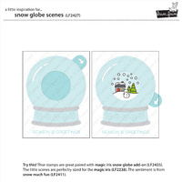 Lawn Fawn Stamps Snow Globe Scenes LF2427