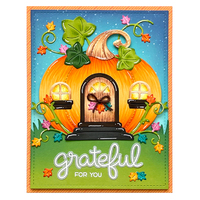 Lawn Fawn Stamps Scripty Autumn Sentiments LF2662