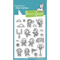 Lawn Fawn Tiny Sports Friends Stamp and Die Bundle
