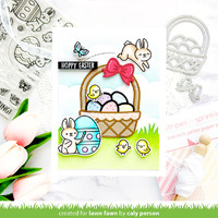 Lawn Fawn - Lawn Cuts - Eggcellent Easter Basket Dies - LF3101