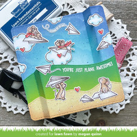 Lawn Fawn - Stamps - Just Plane Awesome - LF3130