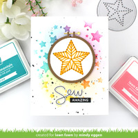 Lawn Fawn - Lawn Cuts - Embroidery Hoop Star Add-on Die - LF3141