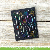 Lawn Fawn - Fireworks Hot Foil Plates and Dies Bundle