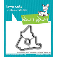 Lawn Fawn - Pawsome Birthday Stamp and Die Bundle