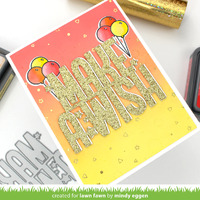 Lawn Fawn - Hot Foil - Confetti Background Hot Foil Plate - LF3188
