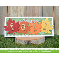 Lawn Fawn - Lawn Cuts - Outside In Stitched Maple Leaf - LF3248