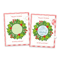 Lawn Fawn - Lawn Cuts - Magic Iris Holly Wreath Add-On - LF3253
