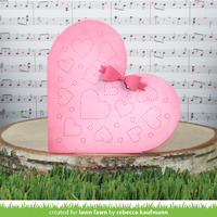 Lawn Fawn - Lawn Cuts - Heart Pouch Dies - LF3318