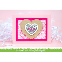 Lawn Fawn - Lawn Cuts - Heart Pouch Dotted Dotted Hearts Add-On Dies - LF3319