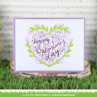 Lawn Fawn - Hot Foil - Happy Valentine’s Day Hot Foil Plate - LF3321