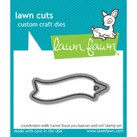 Lawn Fawn - Carrot ‘bout You Banner Add On - Stamp and Die Bundle