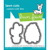 Lawn Fawn - Sometimes Life is Prickly - Stamp and Die Bundle