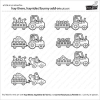 Lawn Fawn - Stamps - Hay There, Hayrides! Bunny Add On - LF3357