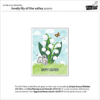 Lawn Fawn - Lawn Cuts - Lovely Lily of the Valley Dies - LF3377