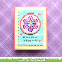 Lawn Fawn - Lawn Cuts - Embroidery Hoop Flower Add On Add On Dies - LF3378