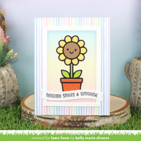 Lawn Fawn - Lawn Cuts - Happy Potted Flower Dies - LF3381