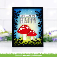 Lawn Fawn - Lawn Cuts - Flower Garden Backdrop Dies - LF3386