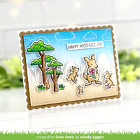 Lawn Fawn - Hot Foil - Cloud Background: Landscape Hot Foil Plate - LF3388