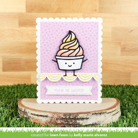 Lawn Fawn - Lawn Cuts - Froyo Friend - LF3445