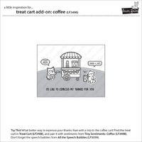 Lawn Fawn - Stamps - Treat Cart Add-On: Coffee - LF3496