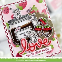 Lawn Fawn - Lawn Cuts - Scripty Love Outline Add-On Die - LF3615