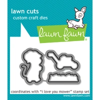 Lawn Fawn - Love You Mower - Stamp and Die Bundle