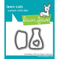 Lawn Fawn - Soy Happy - Stamp and Die Bundle
