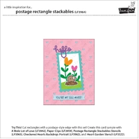 Lawn Fawn - Lawn Cuts - Postage Rectangle Stackable - LF3964