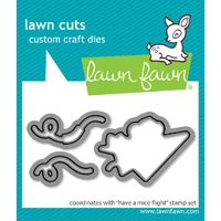Lawn Fawn - Have A Mice Flight - Stamp and Die Bundle