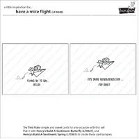 Lawn Fawn - Stamps - Have A Mice Flight - LF4040