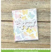 Lawn Lawn - Lawn Clippings - Butterfly Background Stencils - LF4053