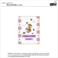 Lawn Fawn - Lawn Cuts - Daisy Border Dies - LF4090