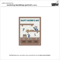 Lawn Fawn - Lawn Cuts - Workshop Backdrop: Portrait - LF4095