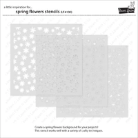 Lawn Lawn - Lawn Clippings - Spring Flowers Stencils - LF4100