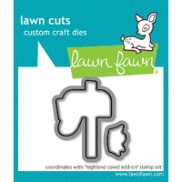 Lawn Fawn - Highland Cows! Add-On - Stamp and Die Bundle