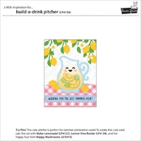 Lawn Fawn - Lawn Cuts - Build-a-Drink Pitcher Dies - LF4134