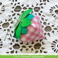 Lawn Fawn - Lawn Cuts - Strawberry Treat Box Dies - LF4136