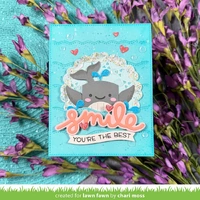 Lawn Fawn - Lawn Cuts - Tiny Gift Box Whale and Dolphin Add-On Dies - LF4137