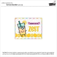 Lawn Fawn - Lawn Cuts - Lemon Border Dies - LF4138