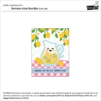 Lawn Fawn - Lawn Cuts - Lemon Vine Border Dies - LF4139