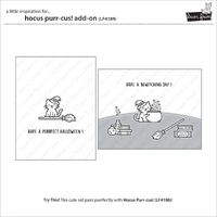 Lawn Fawn - Stamps - Hocus Purr-cus! Add-On - LF4189