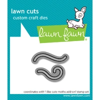 Lawn Fawn - I Like Cute Moths Add-On - Stamp and Die Bundle