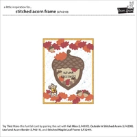 Lawn Fawn - Lawn Cuts - Stitched Acorn Frame - LF4210