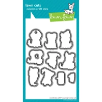 Lawn Fawn - Cozy Dogs - Stamp and Die Bundle