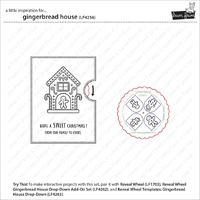Lawn Fawn - Stamps - Gingerbread House - LF4256