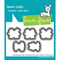 Lawn Fawn - Gingerbread House Add-On - Stamp and Die Bundle