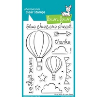 Lawn Fawn Blue Skies Stamp+Die Bundle